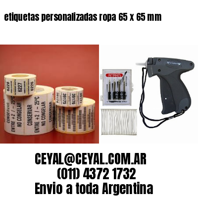 etiquetas personalizadas ropa 65 x 65 mm