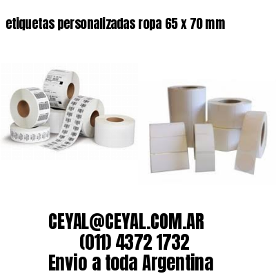 etiquetas personalizadas ropa 65 x 70 mm