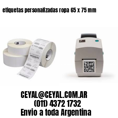 etiquetas personalizadas ropa 65 x 75 mm