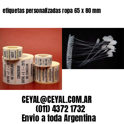 etiquetas personalizadas ropa 65 x 80 mm