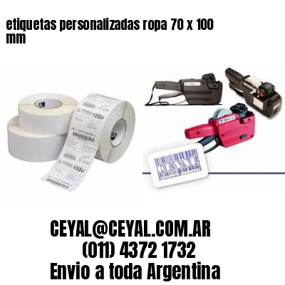 etiquetas personalizadas ropa 70 x 100 mm