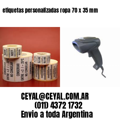 etiquetas personalizadas ropa 70 x 35 mm