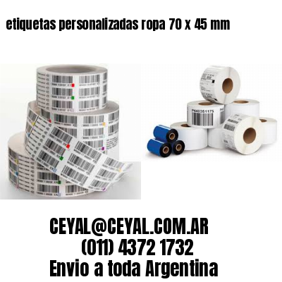 etiquetas personalizadas ropa 70 x 45 mm