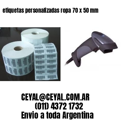 etiquetas personalizadas ropa 70 x 50 mm