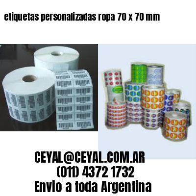 etiquetas personalizadas ropa 70 x 70 mm