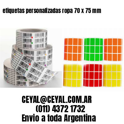 etiquetas personalizadas ropa 70 x 75 mm