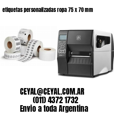 etiquetas personalizadas ropa 75 x 70 mm