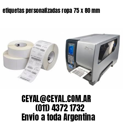 etiquetas personalizadas ropa 75 x 80 mm