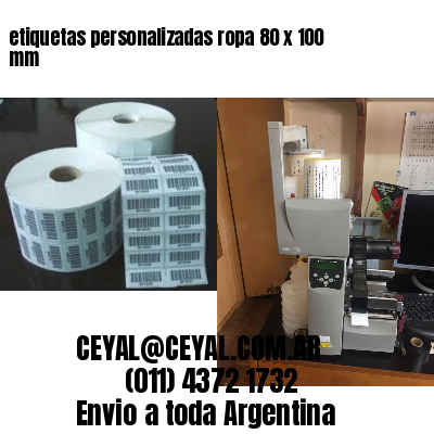 etiquetas personalizadas ropa 80 x 100 mm
