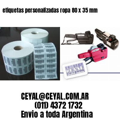 etiquetas personalizadas ropa 80 x 35 mm