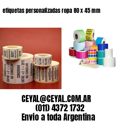 etiquetas personalizadas ropa 80 x 45 mm