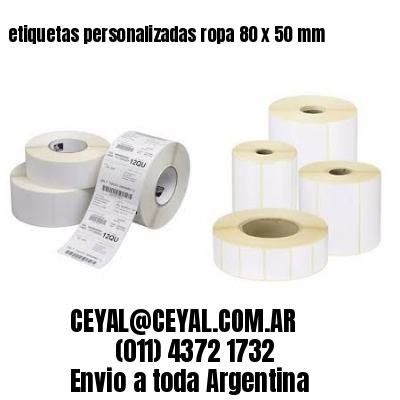 etiquetas personalizadas ropa 80 x 50 mm
