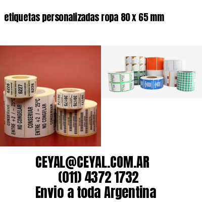 etiquetas personalizadas ropa 80 x 65 mm