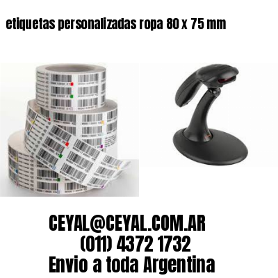 etiquetas personalizadas ropa 80 x 75 mm