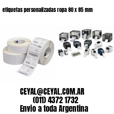 etiquetas personalizadas ropa 80 x 85 mm