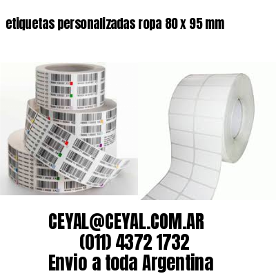etiquetas personalizadas ropa 80 x 95 mm
