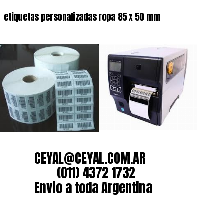 etiquetas personalizadas ropa 85 x 50 mm