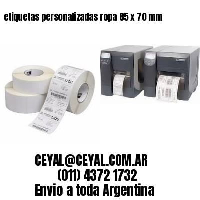 etiquetas personalizadas ropa 85 x 70 mm