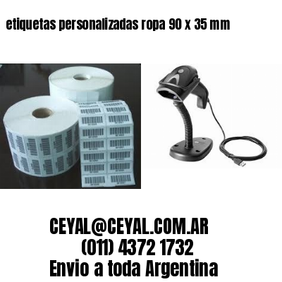 etiquetas personalizadas ropa 90 x 35 mm