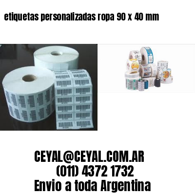 etiquetas personalizadas ropa 90 x 40 mm