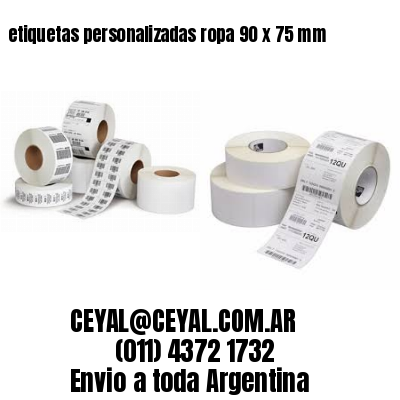 etiquetas personalizadas ropa 90 x 75 mm