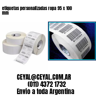etiquetas personalizadas ropa 95 x 100 mm