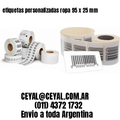 etiquetas personalizadas ropa 95 x 25 mm