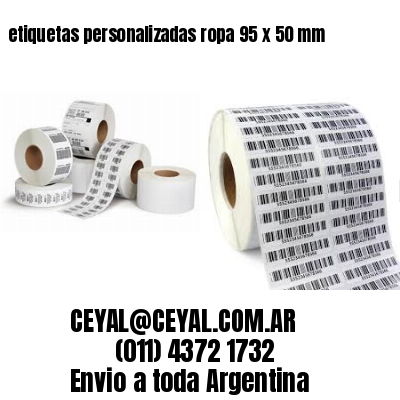 etiquetas personalizadas ropa 95 x 50 mm