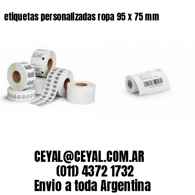 etiquetas personalizadas ropa 95 x 75 mm