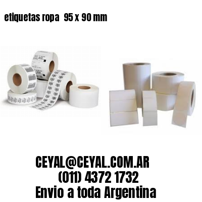 etiquetas ropa  95 x 90 mm
