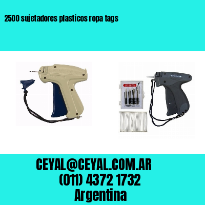 2500 sujetadores plasticos ropa tags
