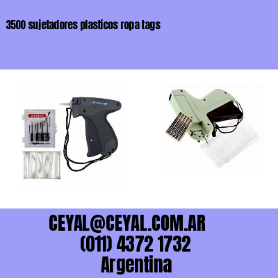 3500 sujetadores plasticos ropa tags