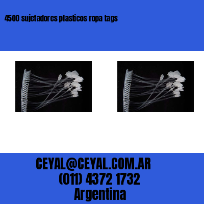 4500 sujetadores plasticos ropa tags