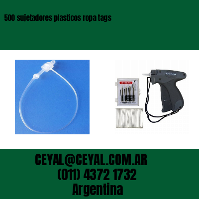 500 sujetadores plasticos ropa tags
