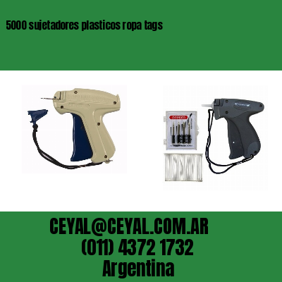 5000 sujetadores plasticos ropa tags