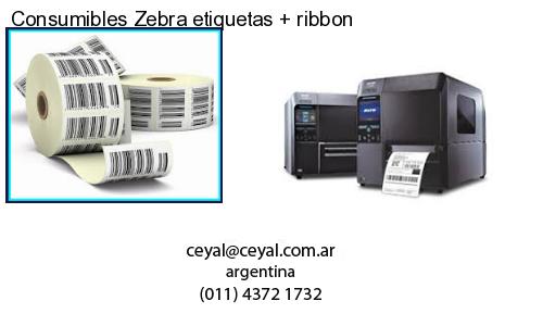Consumibles Zebra etiquetas   ribbon