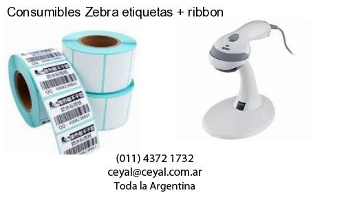 Consumibles Zebra etiquetas   ribbon