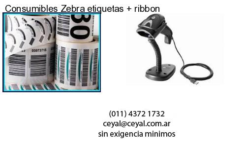 Consumibles Zebra etiquetas   ribbon