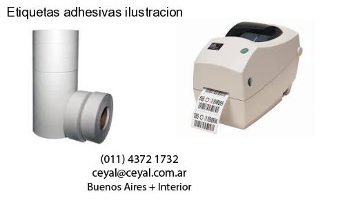 Etiquetas adhesivas ilustracion
