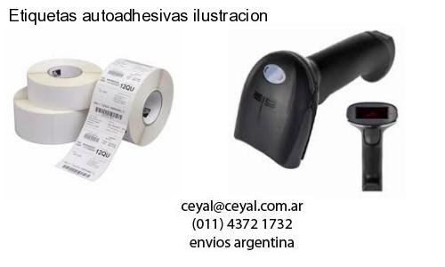 Etiquetas autoadhesivas ilustracion
