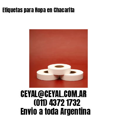 Etiquetas para Ropa en Chacarita