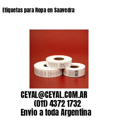 Etiquetas para Ropa en Saavedra