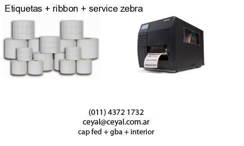 Etiquetas   ribbon   service zebra