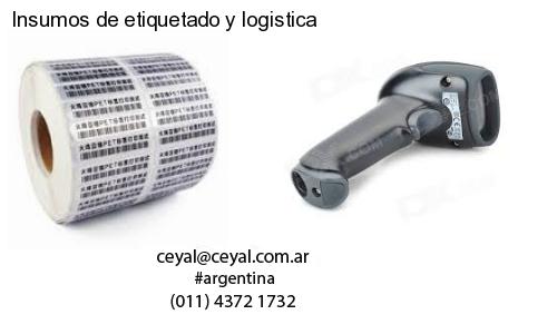 Insumos de etiquetado y logistica