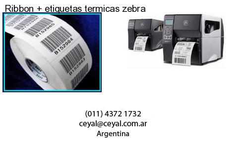 Ribbon etiquetas termicas zebra