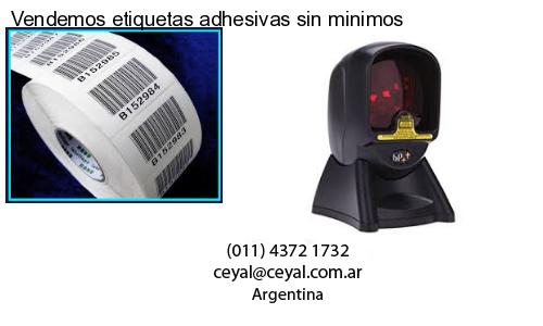 Vendemos etiquetas adhesivas sin minimos