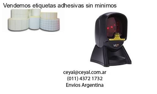 Vendemos etiquetas adhesivas sin minimos
