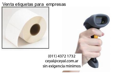 Venta etiquetas para  empresas