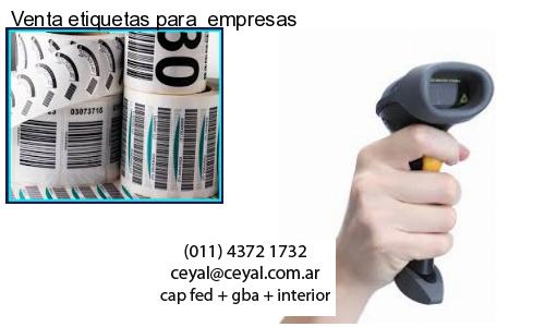 Venta etiquetas para empresas