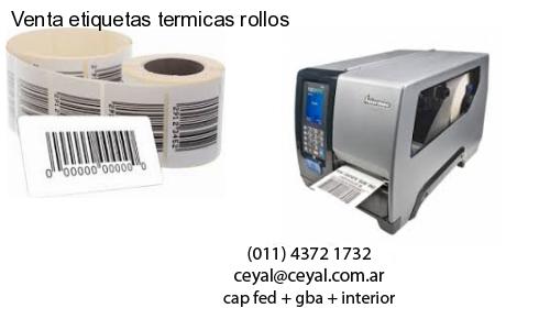 Venta etiquetas termicas rollos